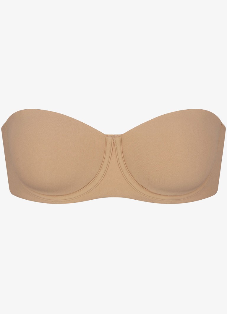 SKIMS Dames Fits Everybody strapless bh in de kleur Clay, maat: 70B