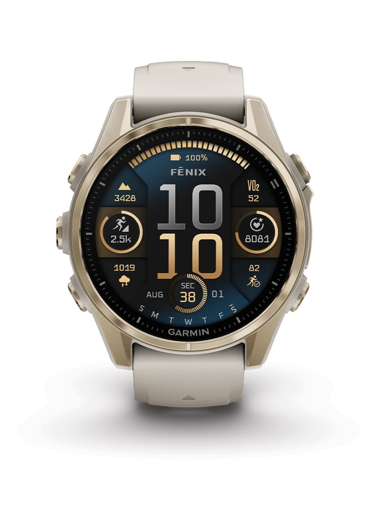 Garmin Dames Fenix 8 43mm, AMOLED, saffier