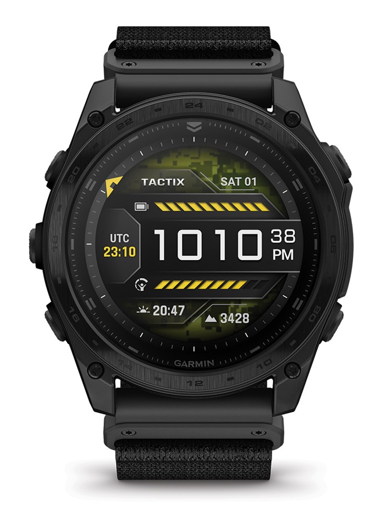 Garmin Heren tactix 8 smartwatch 51 mm, AMOLED in de kleur Zwart, maat: ns