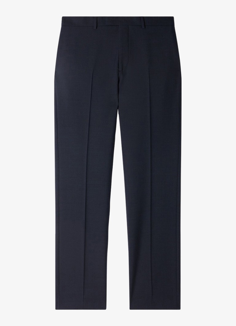 Sandro Heren Straight fit pantalon met steekzakken in de kleur Donkerblauw
