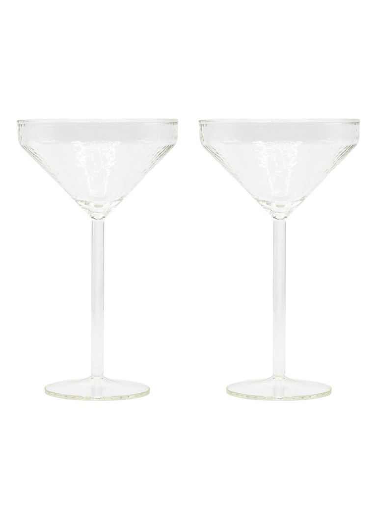 Brût Homeware Claude cocktailglas set van 2 Transparant - Deal