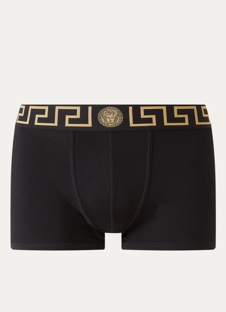 Versace Heren Boxershort met logoband in de kleur Zwart, maat: XXL