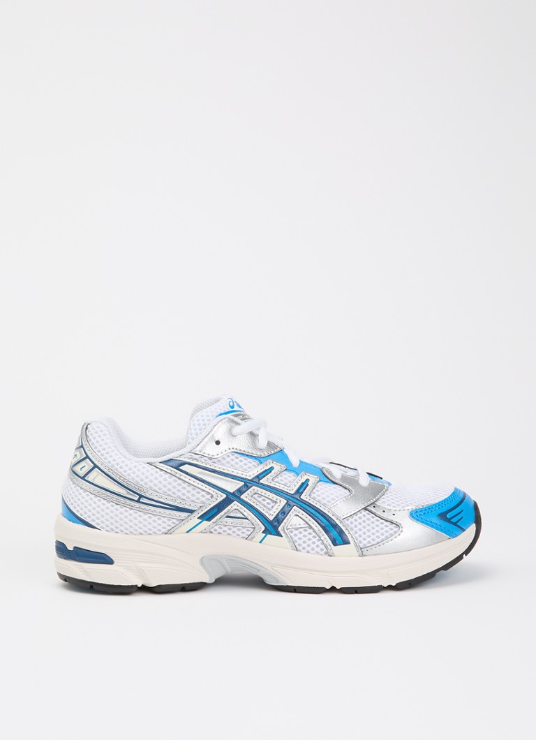 ASICS Jongens Gel-1130 GS sneaker met mesh details in de kleur Blauw, maat: 38