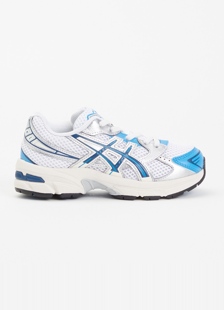 ASICS Jongens Gel-1130 sneaker met mesh details in de kleur Blauw, maat: 32.5