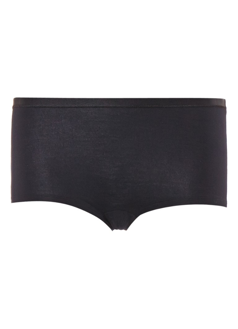 Hanro Dames Soft Touch shorty in de kleur Zwart, maat: M