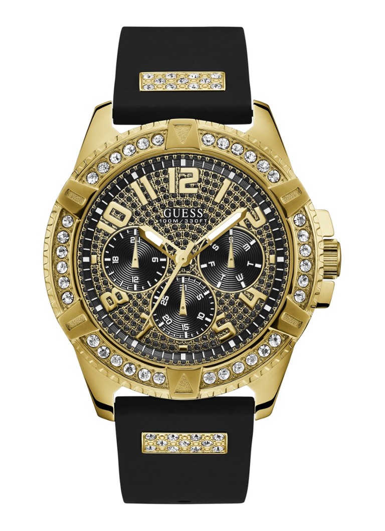 GUESS Heren Frontier horloge W1132G1 in de kleur Goud