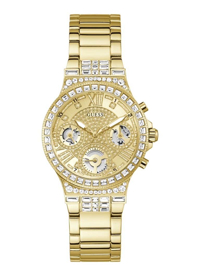 GUESS Dames Lady Moonlight horloge GW0320L1 in de kleur Goud
