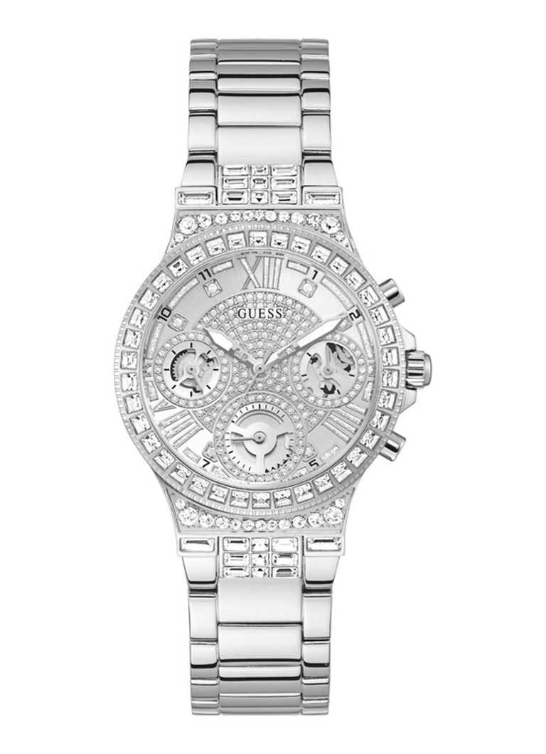 GUESS Dames Moonlight horloge GW0320L1 in de kleur Zilver
