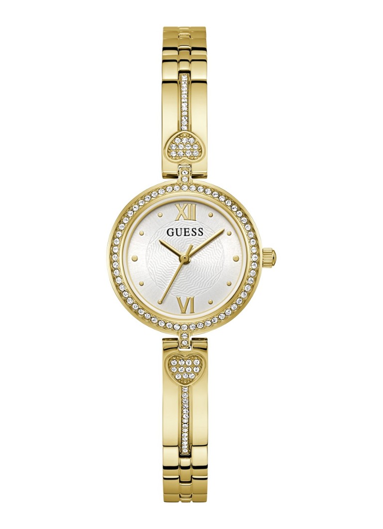 GUESS Dames Lovey horloge GW0655L2 in de kleur Goud