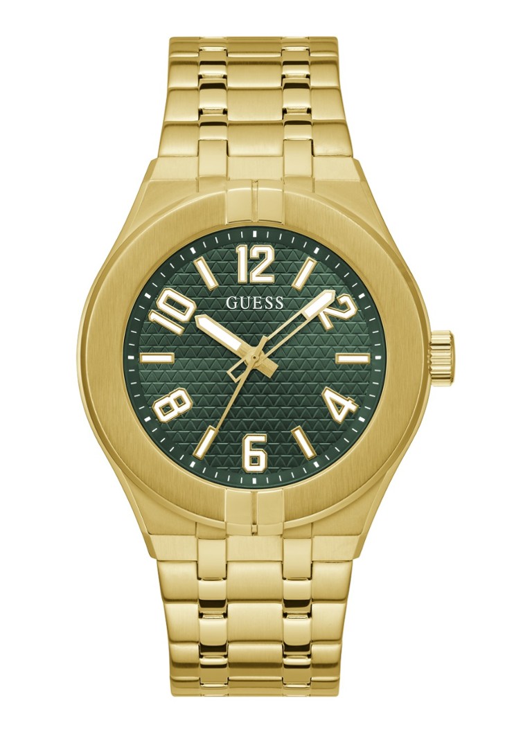 GUESS Heren Escape horloge GW0661G2 in de kleur Goud