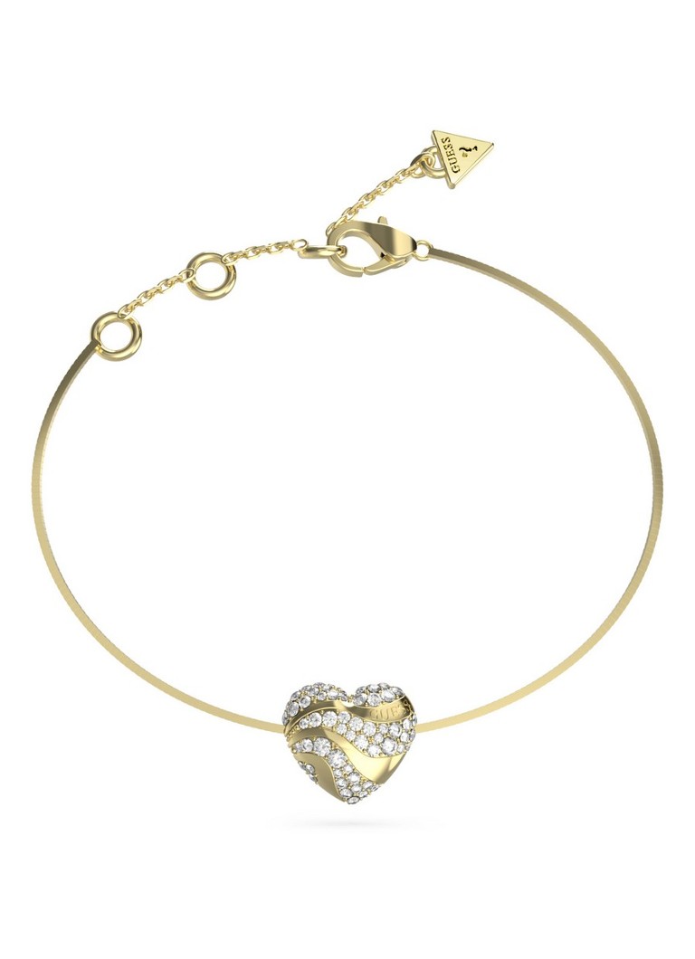 GUESS Dames Armband met kristal JUBB04502JWYGS in de kleur Goud