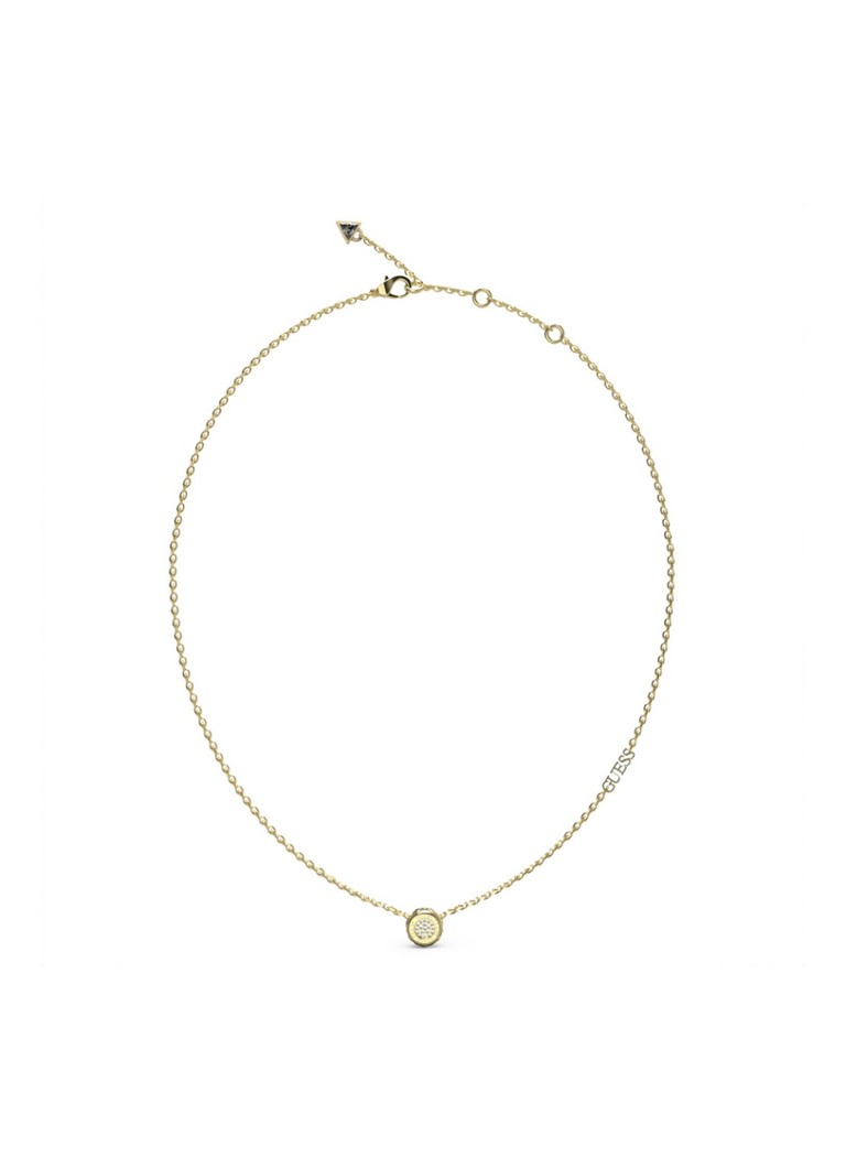 GUESS Dames Ketting met kristal JUBN04593JWYGT-U in de kleur Goud
