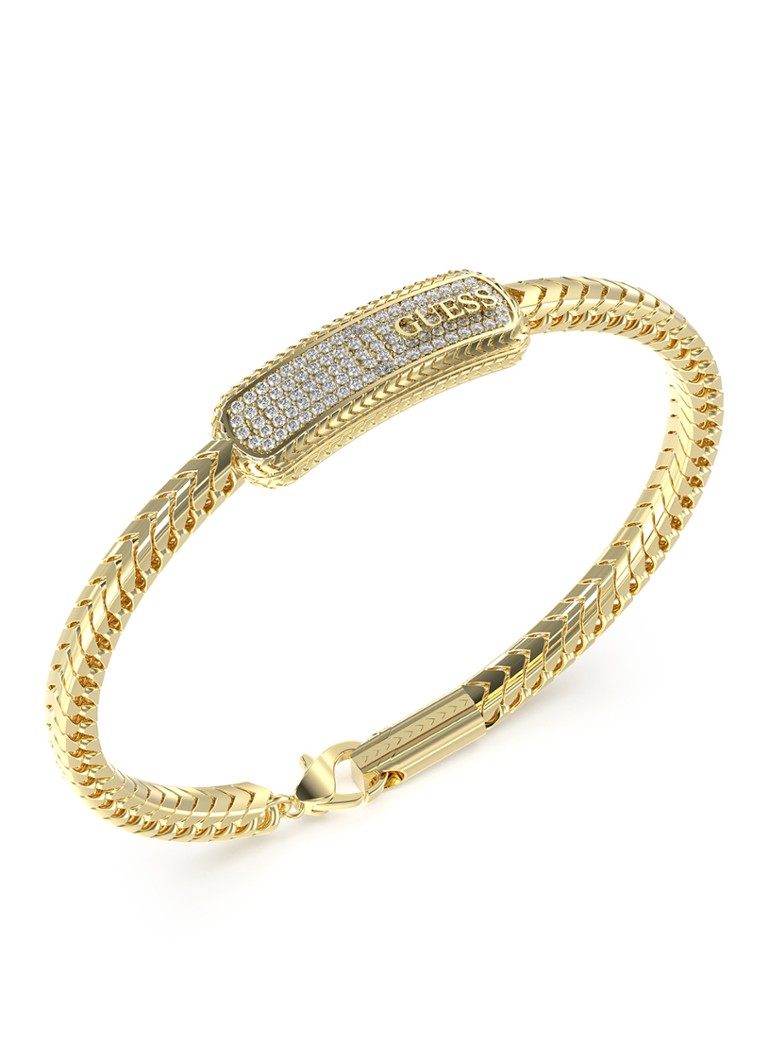 GUESS Heren Armband met kristal JUMB05018JWYGS in de kleur Goud