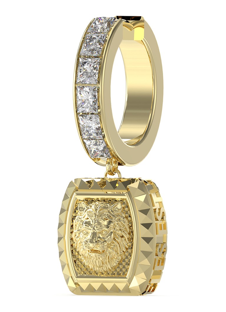 GUESS Dames Enkele oorring met hanger JUME05006JWYGT-U in de kleur Goud
