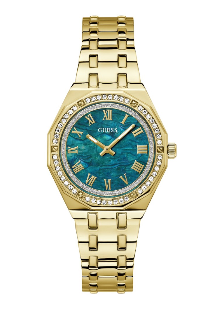 GUESS Dames Desire horloge GW0770L2 in de kleur Goud