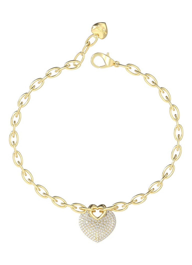 GUESS Dames Armband met kristal JUBB05214JWYGS in de kleur Goud