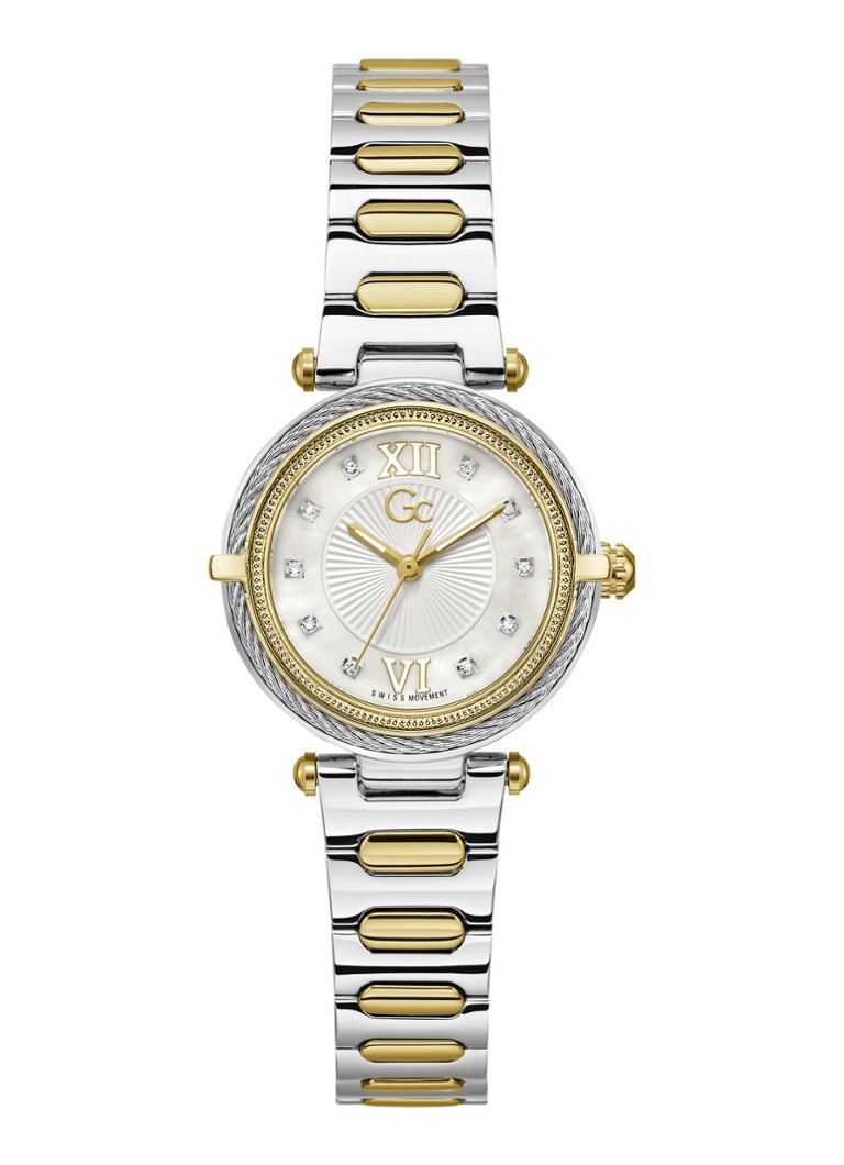 Gc Watches Dames Vogue Cable Mini horloge Z57002L1 in de kleur Zilver