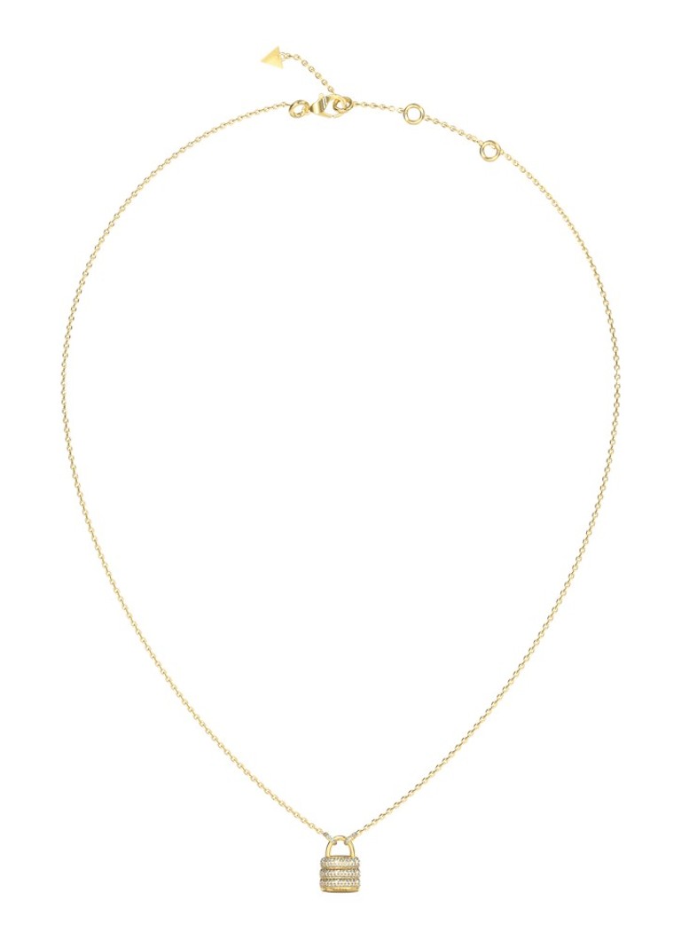 GUESS Dames Ketting met hanger JUBN05417JWYGT-U in de kleur Goud