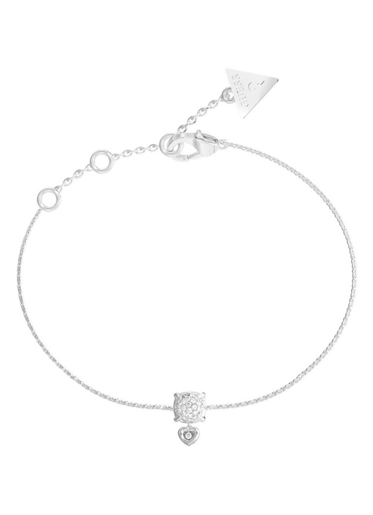 GUESS Dames Armband JUBB05469JWRHS in de kleur Zilver