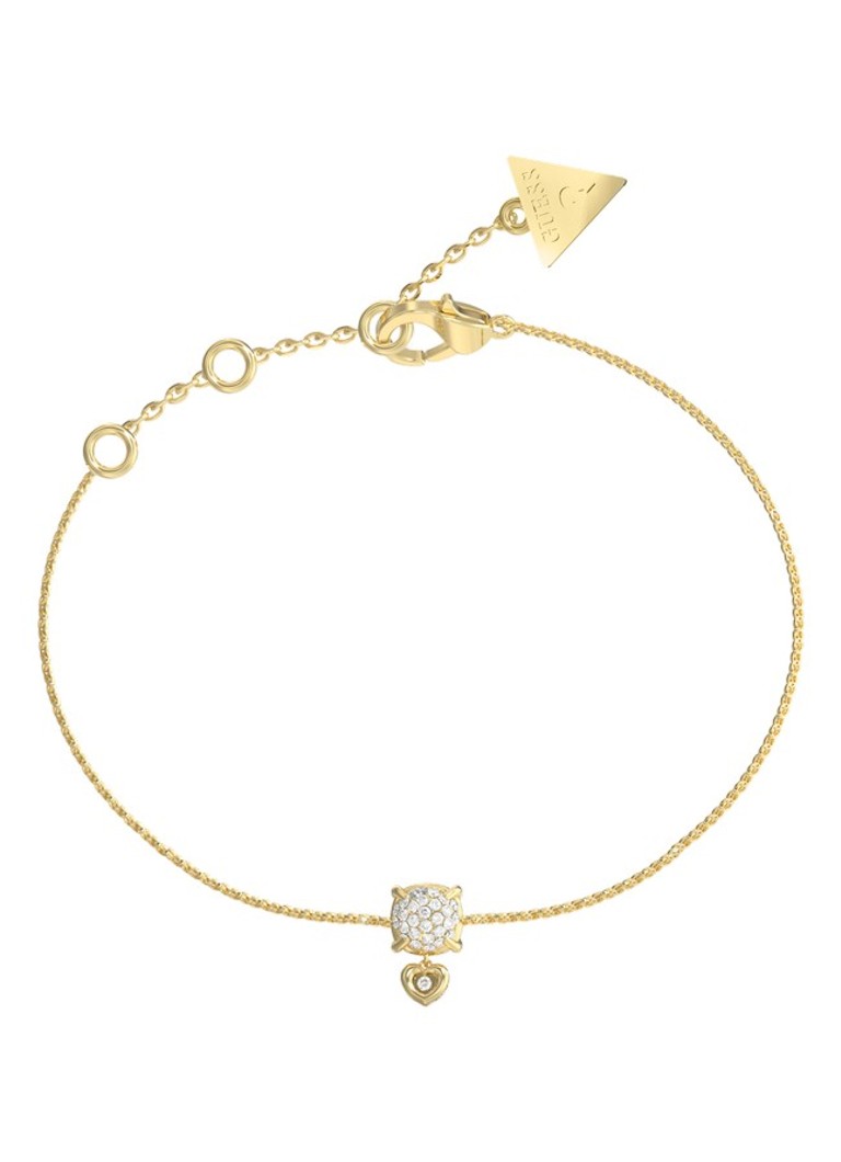 GUESS Dames Armband met kristal JUBB05469JWYGS in de kleur Goud
