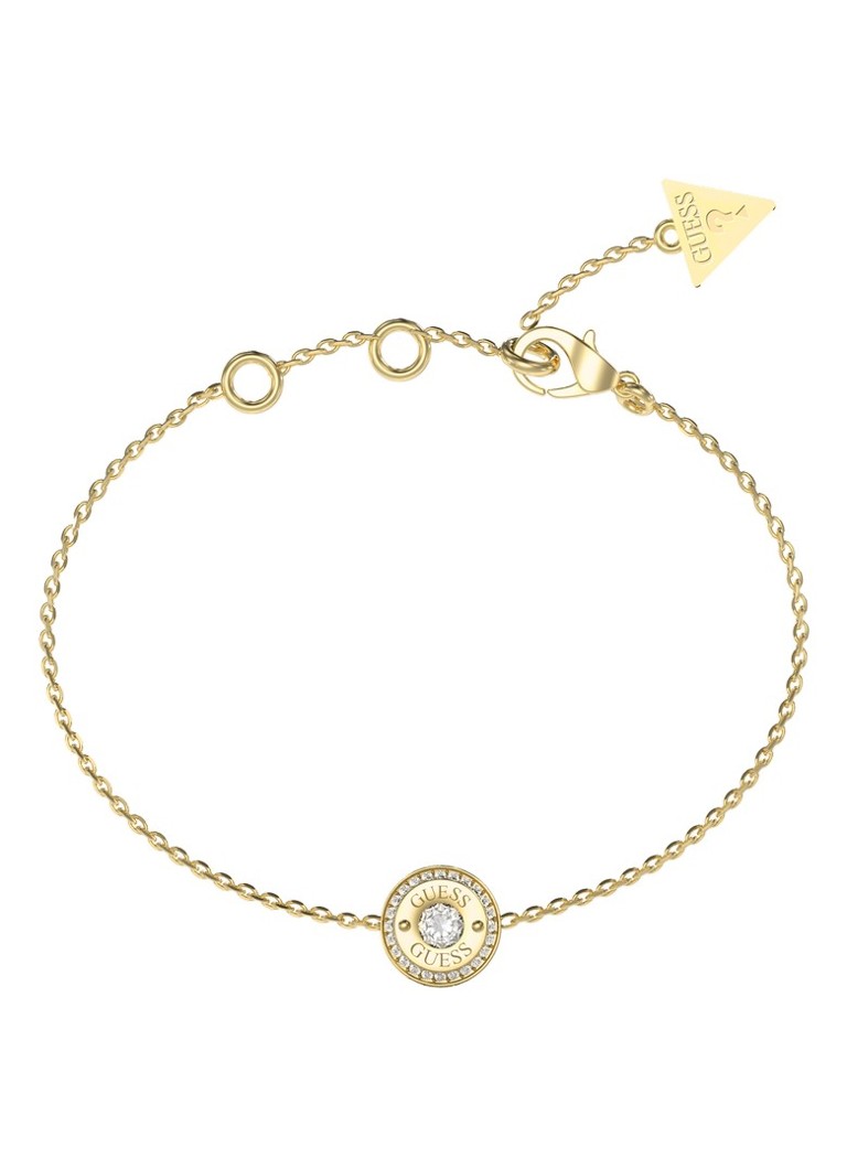 GUESS Dames Armband met kristal JUBB05555JWYGS in de kleur Goud