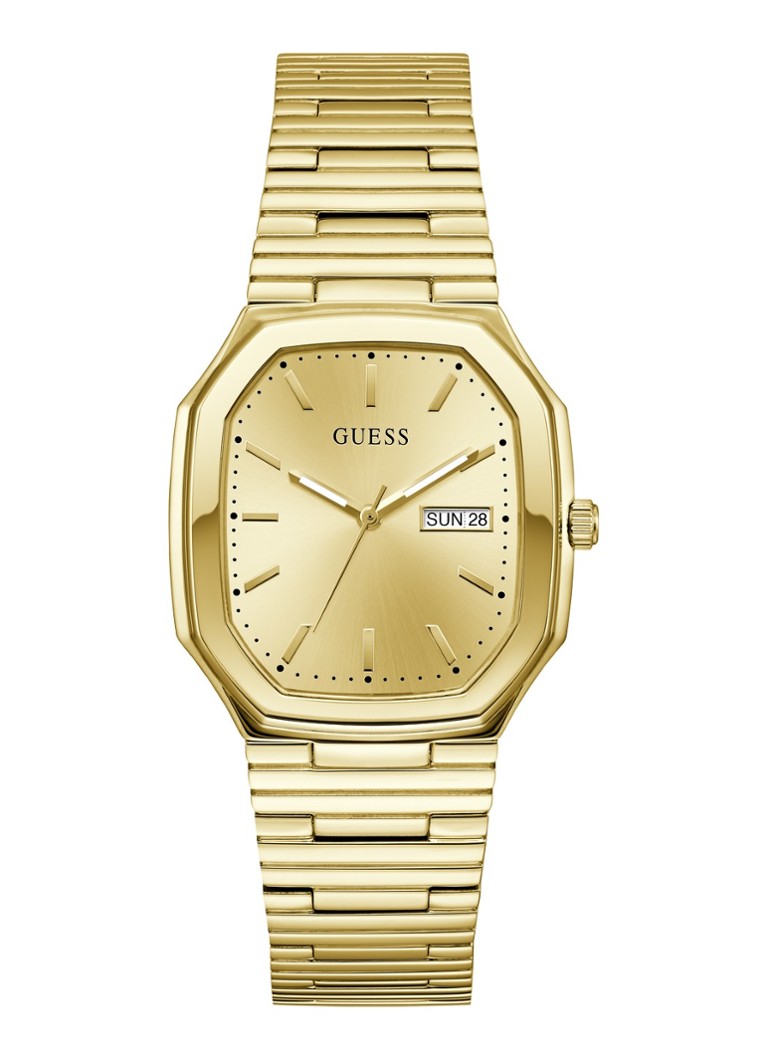 GUESS Heren Oliver horloge GW0978G2 in de kleur Goud