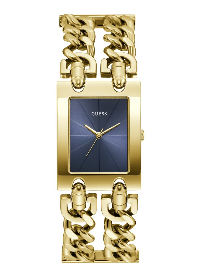 GUESS Dames Mod Heavy Metal horloge GW0740L3 in de kleur Goud