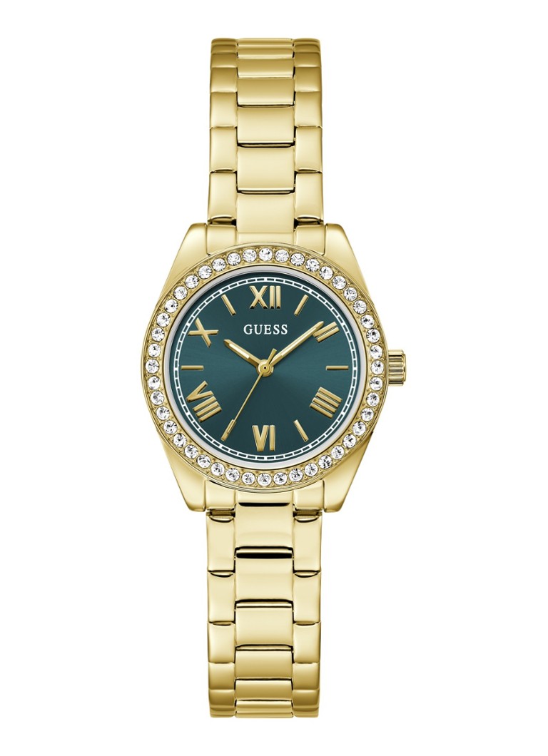 GUESS Dames Mini Luna horloge GW0841L9 in de kleur Goud