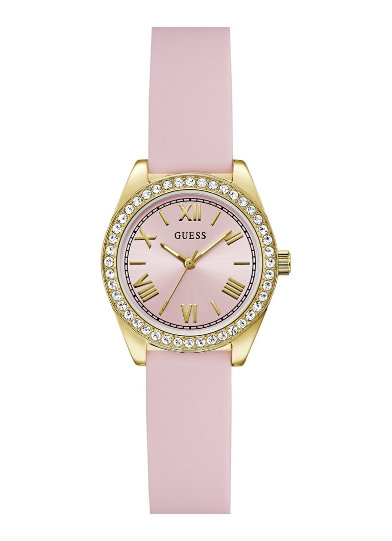 GUESS Dames Mini Luna horloge GW1000L2 in de kleur Goud