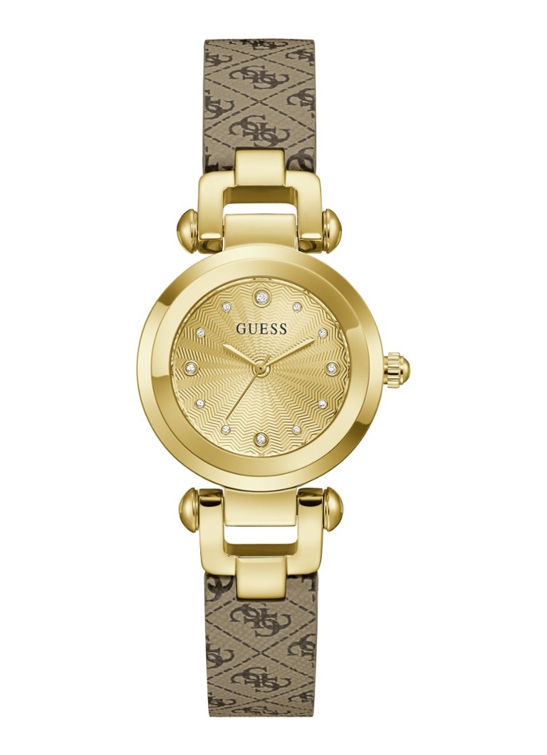 GUESS Dames Ginger horloge GW1021L2 in de kleur Goud