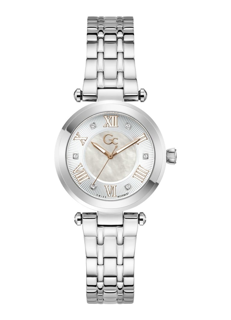 Gc Watches Dames TopChic horloge Z62002L9 in de kleur Zilver