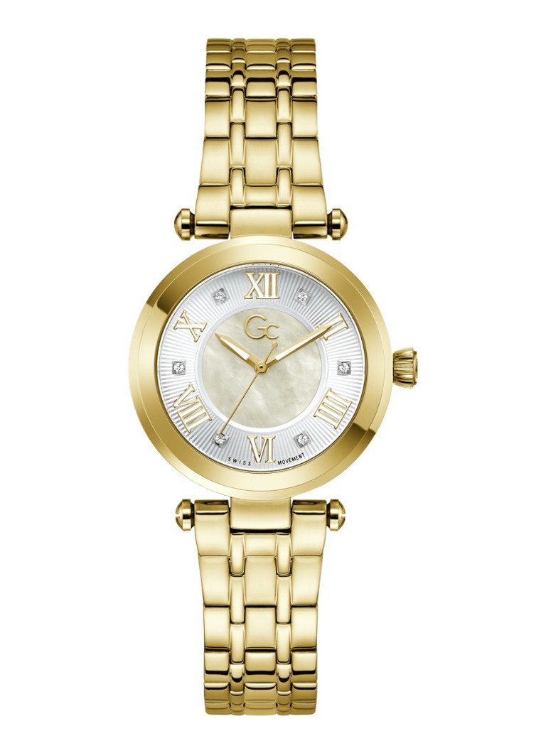 Gc Watches Dames TopChic horloge Z62002L9 in de kleur Goud