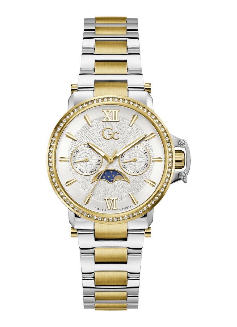 Gc Watches Dames MoonChic horloge Z69003L6 in de kleur Zilver