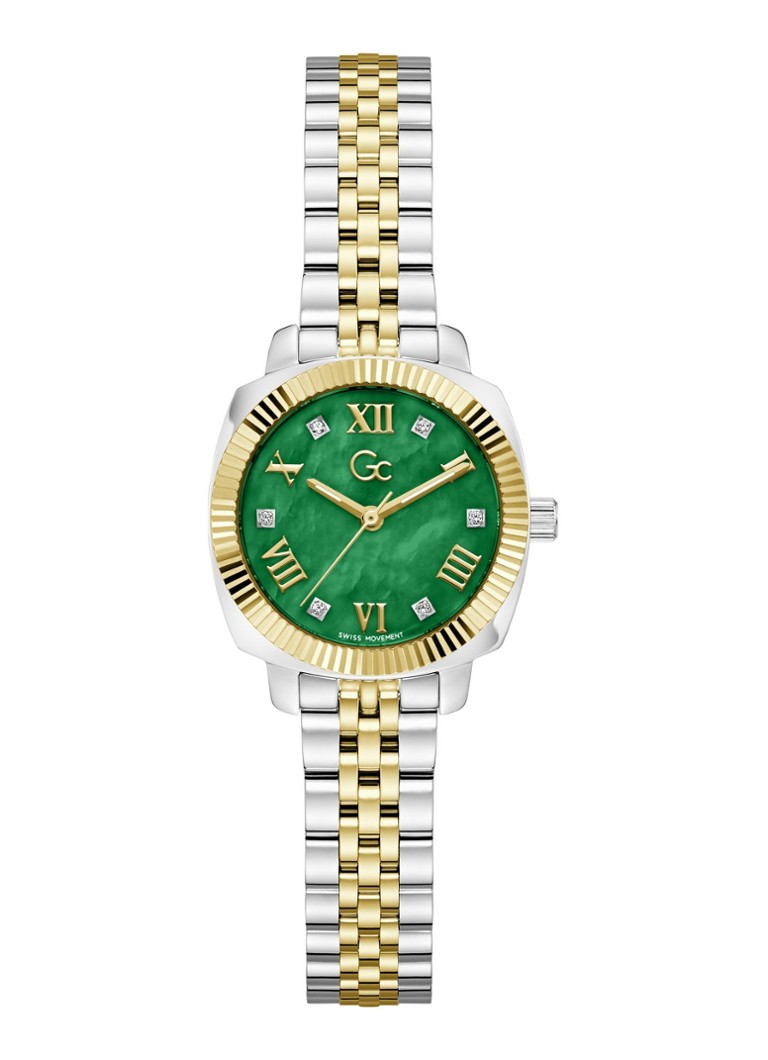 Gc Watches Dames Flair Coussin Mini horloge Z73003L9 in de kleur Zilver