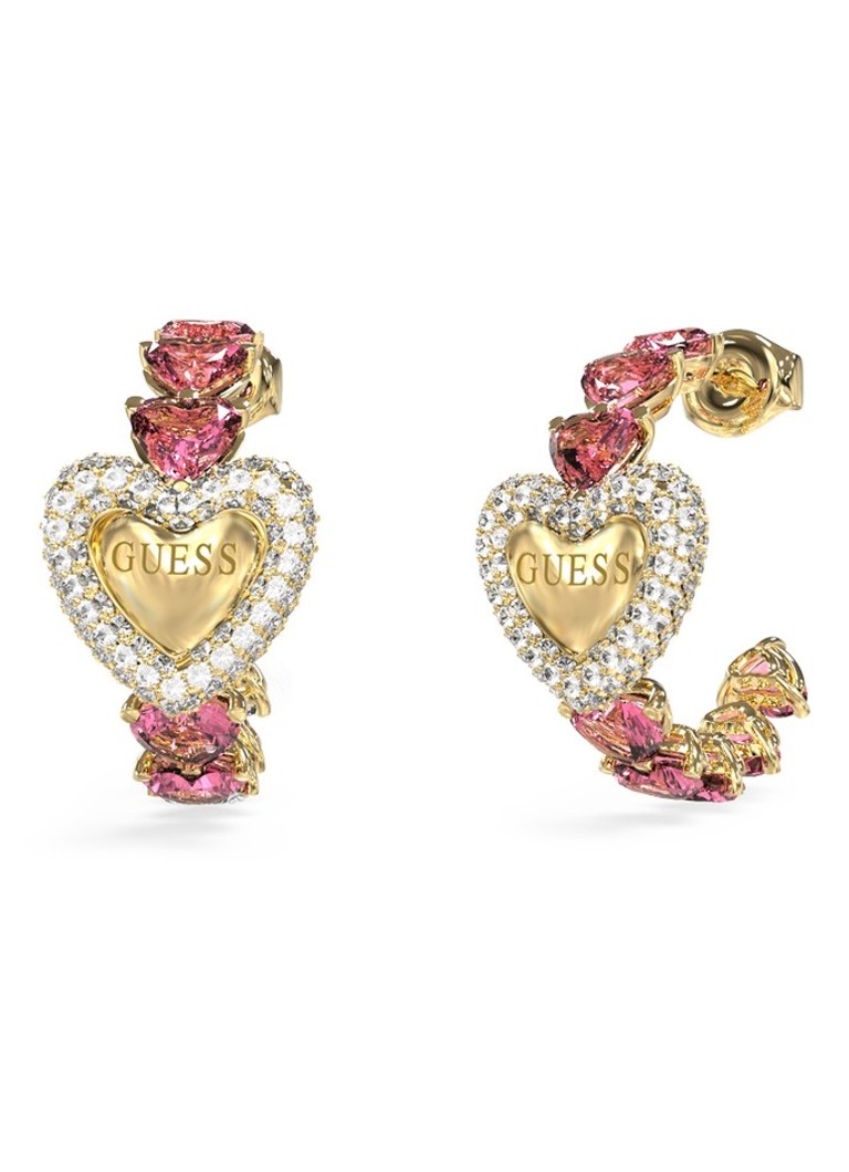 GUESS Dames Oorringen JUBE06004JWYGPKT-U in de kleur Goud