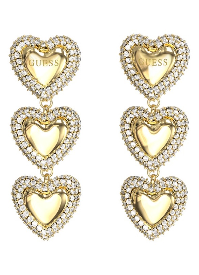 GUESS Dames Oorstekers JUBE06011JWYGT-U in de kleur Goud