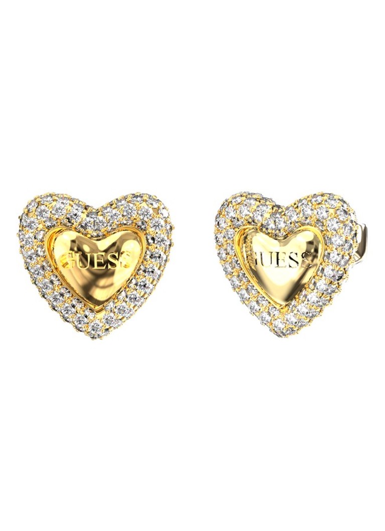 GUESS Dames Oorknopjes JUBE06096JWYGT-U in de kleur Goud