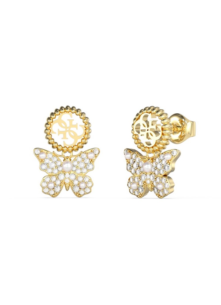 GUESS Dames Oorknopjes JUBE06132JWYGT-U in de kleur Goud