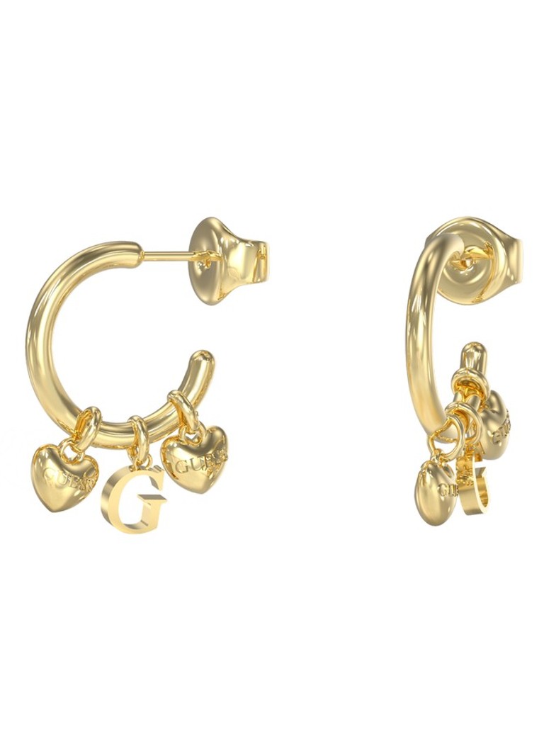 GUESS Dames Oorringen JUBE06198JWYGT-U in de kleur Goud