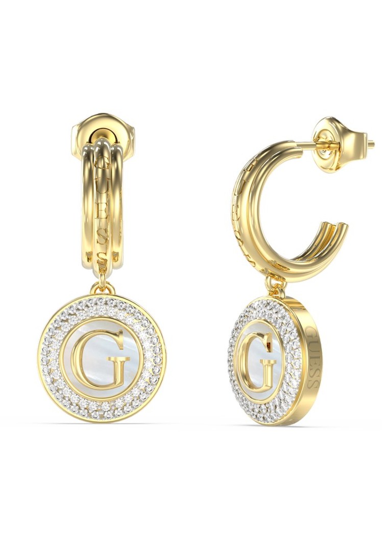 GUESS Dames Oorringen JUBE06204JWYGT-U in de kleur Goud