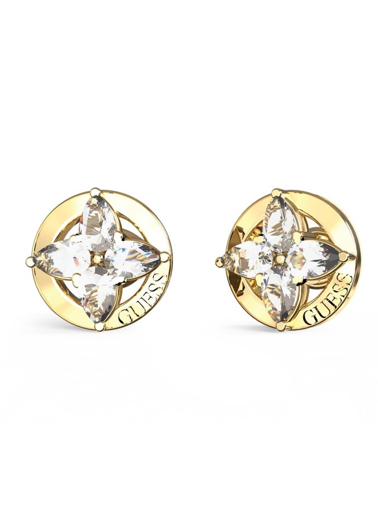 GUESS Dames Oorstekers JUBE06040JWYGWHT-U in de kleur Goud