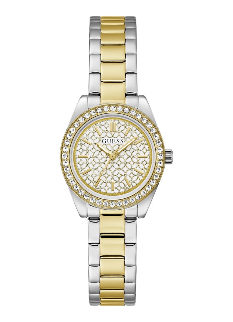 GUESS Dames Mini Luna horloge GW1100L3 in de kleur Zilver