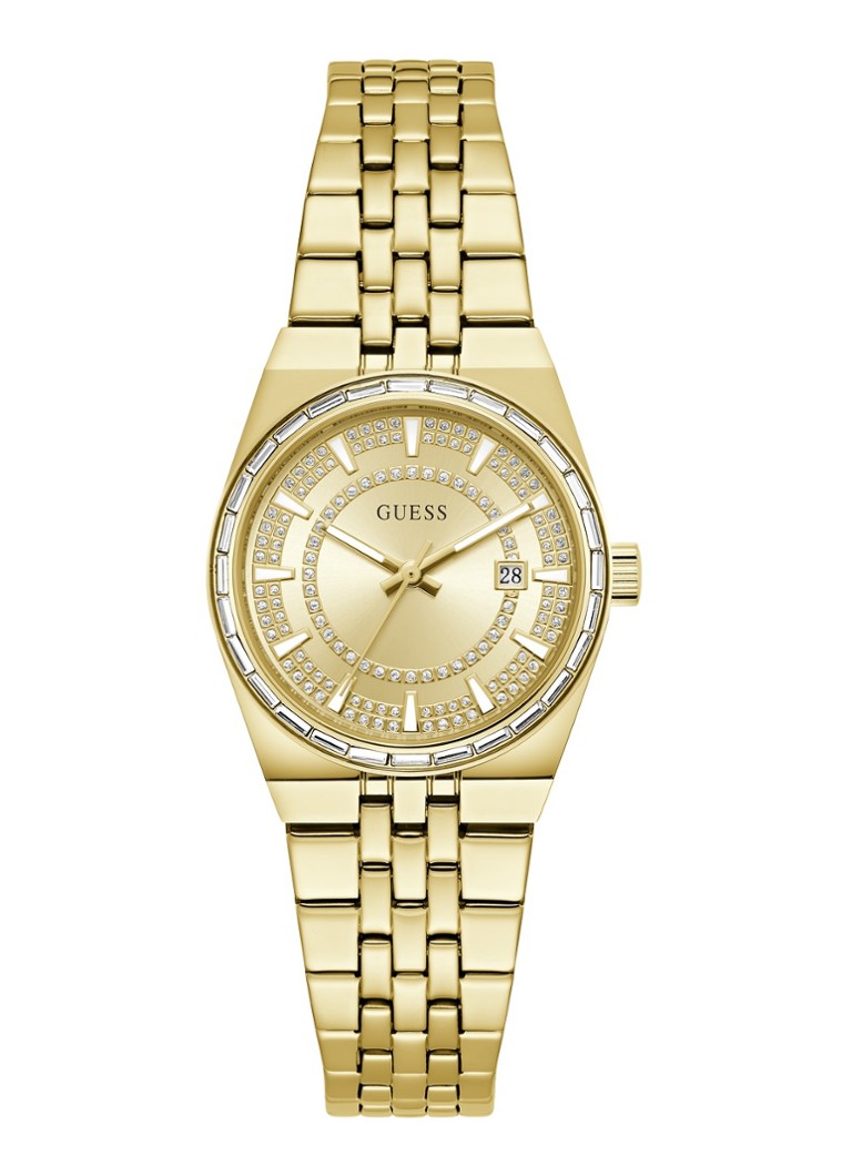 GUESS Dames Vera horloge GW1119L2 in de kleur Goud