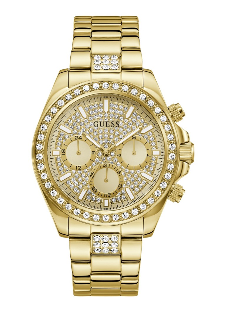 GUESS Heren Victor horloge GW1136G2 in de kleur Goud