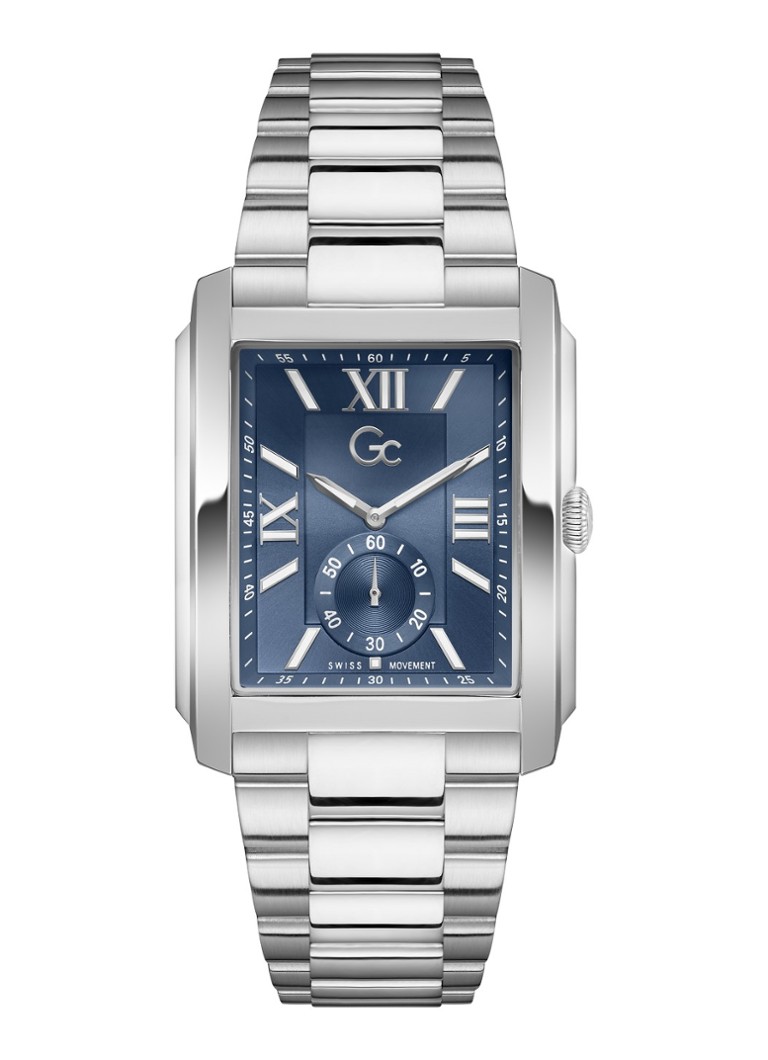 Gc Watches Heren QuadraClass horloge Z90002G7 in de kleur Zilver