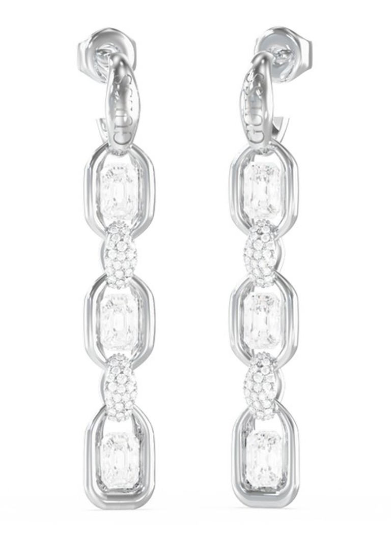 GUESS Dames Oorstekers JUBE06384JWRHT-U in de kleur Zilver