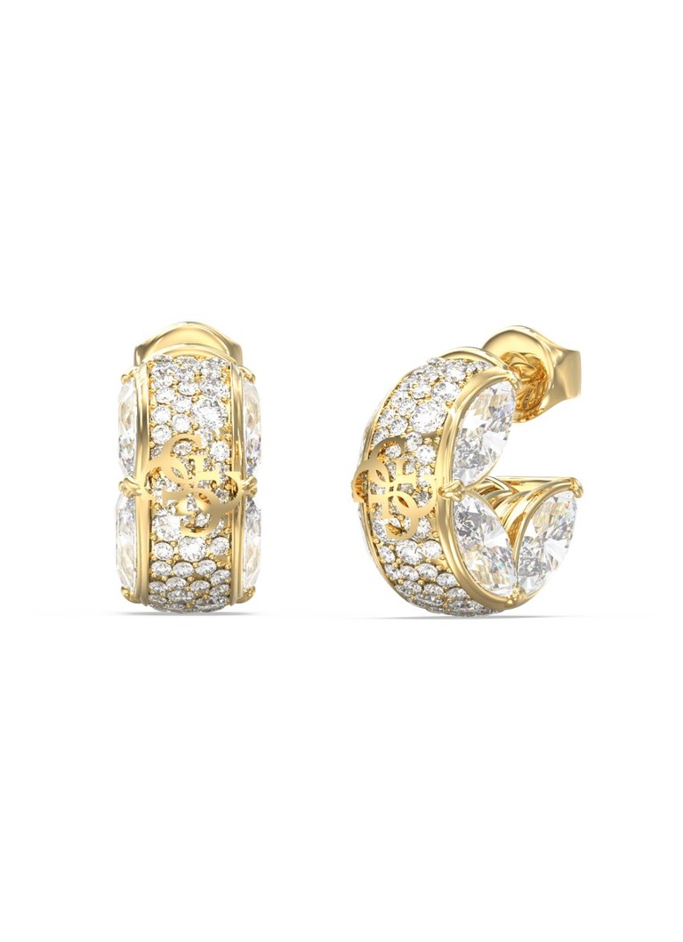 GUESS Dames Oorringen JUBE06399JWYGT-U in de kleur Goud