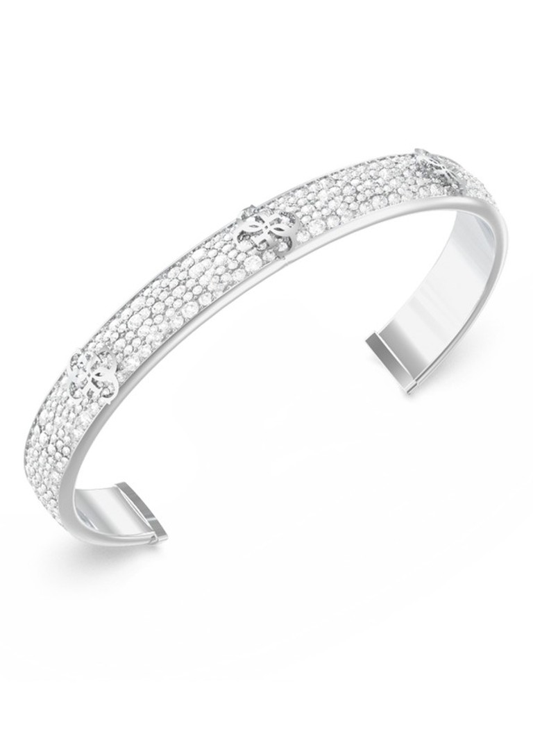 GUESS Dames Bangle JUBB06401JWRHS in de kleur Zilver