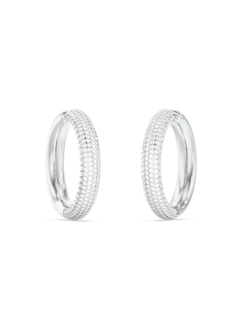 GUESS Dames Oorringen JUBE06425JWRHT-U in de kleur Zilver