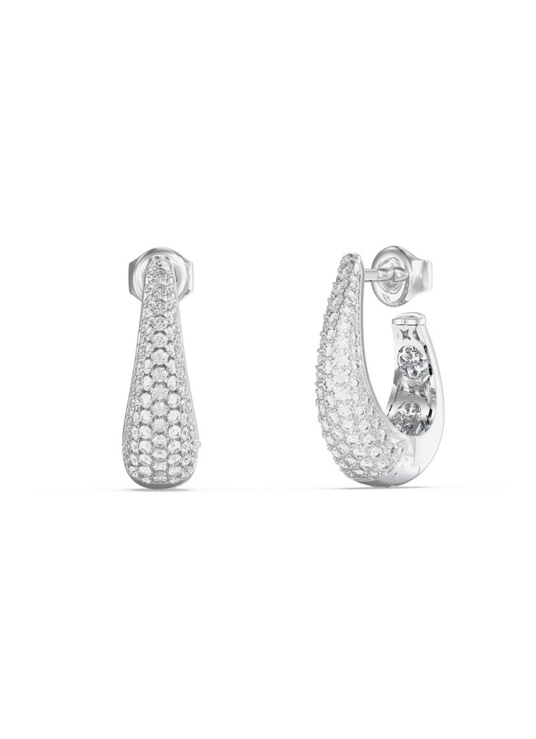 GUESS Dames Oorringen JUBE06429JWRHT-U in de kleur Zilver